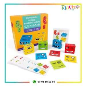 Blocs de construction de puzzle d'expression émotionnelle
